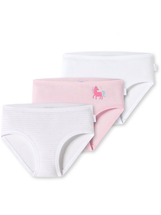 Mädchen Hüftslip  -  Fine Rib Cotton