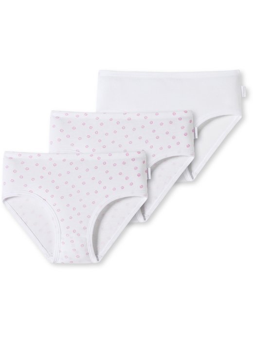 Mädchen Hüftslip  -  Fine Rib Organic Cotton