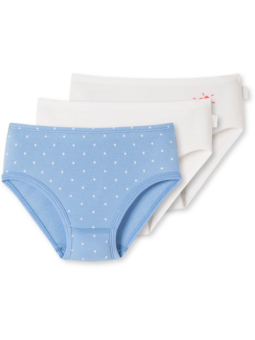 Mädchen Hüftslip  -  Fine Rib Organic Cotton