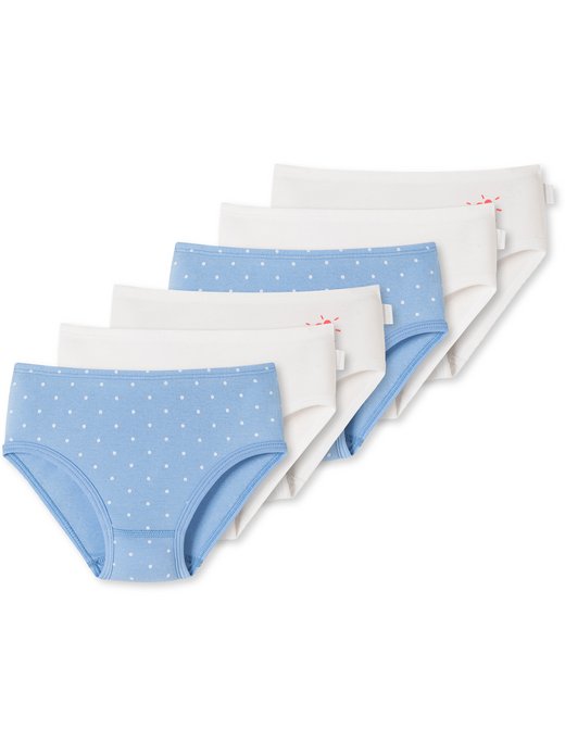Mädchen Hüftslip  -  Fine Rib Organic Cotton