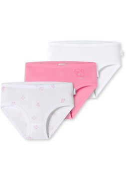 Artikelbild Mädchen Hüftslip  -  Fine Rib Organic Cotton von Schiesser in mehrfarbig bedruckt