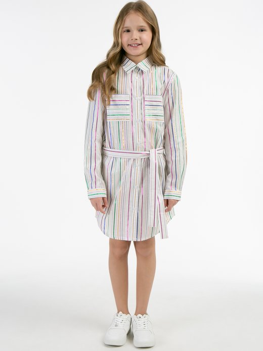 Mädchen Hemdblusenkleid