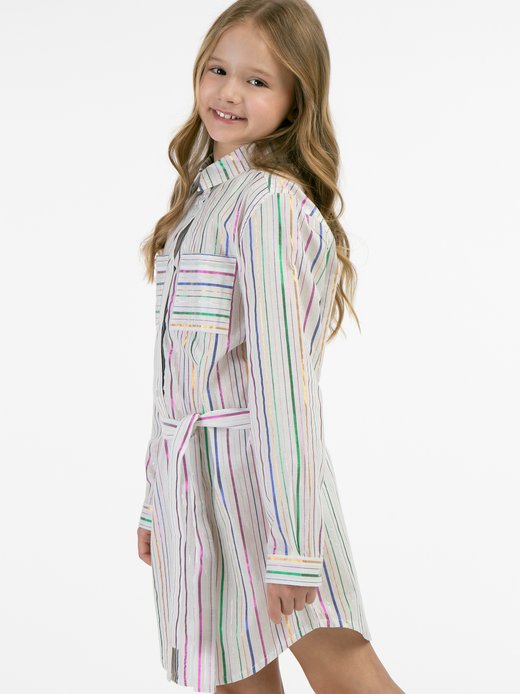 Mädchen Hemdblusenkleid