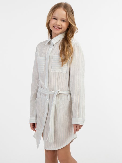 Mädchen Hemdblusenkleid