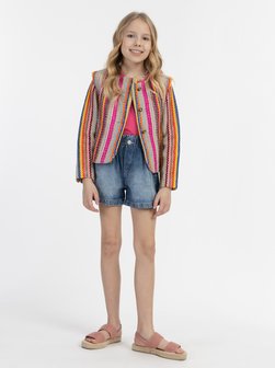 Artikelbild Mädchen Jacke von IZIA in pink gemustert