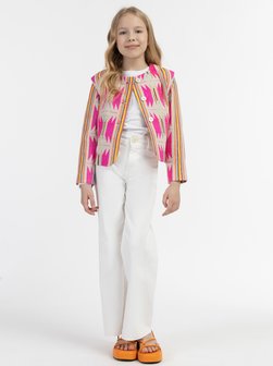 Artikelbild Mädchen Jacke von IZIA in pink gemustert