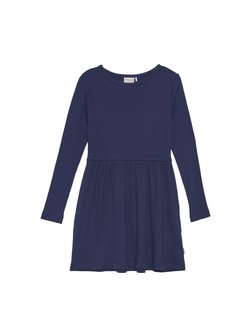 Artikelbild Mädchen Jerseykleid von Minymo in blau uni