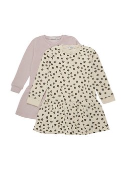 Artikelbild Mädchen Jerseykleid von Minymo in altrosa uni