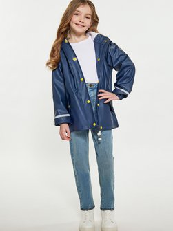 Artikelbild Mädchen (Kids) Regenmantel von Schmuddelwedda in blau uni