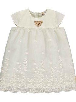 Artikelbild Mädchen Kleid - Special Day von Steiff in weiß bedruckt