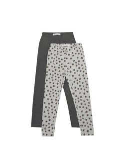 Artikelbild Mädchen Leggings von Minymo in grau bedruckt