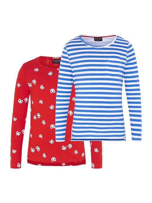 Mädchen Longsleeve 2er-Pack