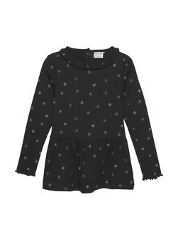 Artikelbild Mädchen Longsleeve von Minymo in schwarz gemustert