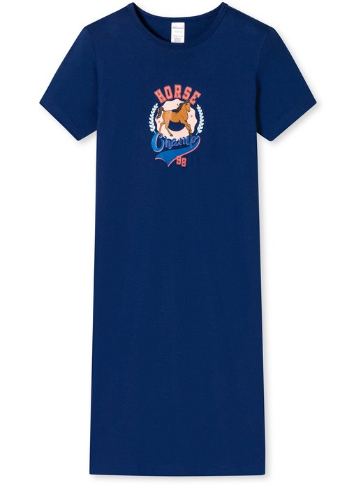 Mädchen Nachthemd  -  Horse World Organic Cotton