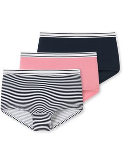 Artikelbild Mädchen Panties  -  3er-Pack Basic Kids von Schiesser in pink gestreift