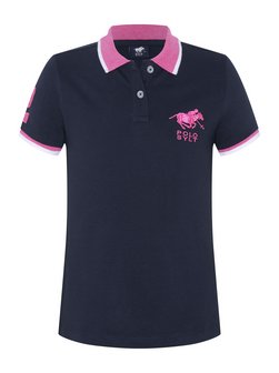 Artikelbild Mädchen Poloshirt von Polo Sylt in marine blau uni