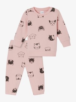 Mädchen Pyjama  -  Baby Anzug Langarm