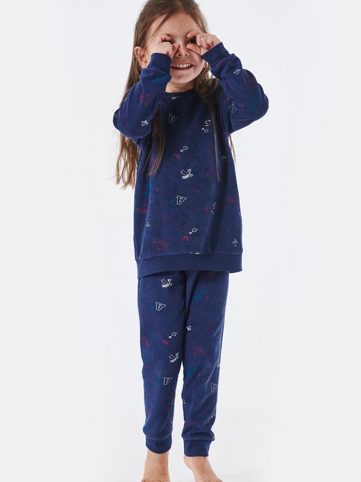 Mädchen Pyjama  -  Cat Zoe Frottee