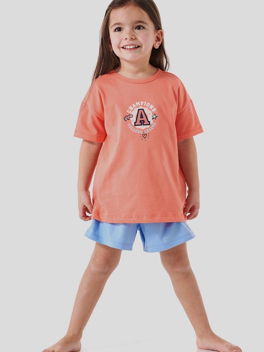 Mädchen Pyjama  -  Girls World Cotton