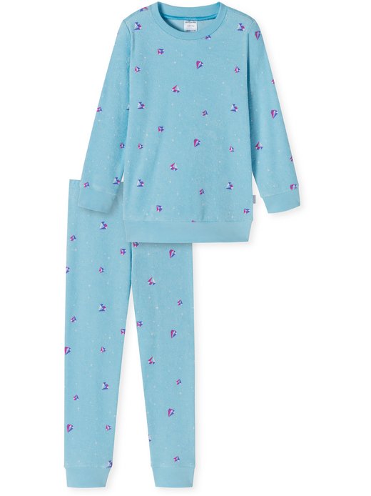 Mädchen Pyjama  -  Girls World Velours