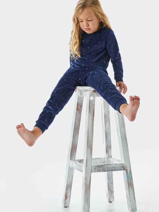 Mädchen Pyjama  -  Girls World Velours