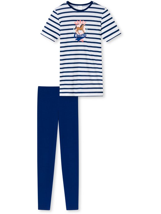 Mädchen Pyjama  -  Horse World Cotton