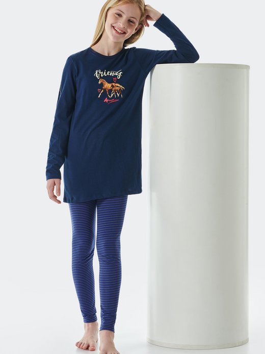 Mädchen Pyjama  -  Horse World
