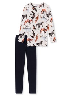 Mädchen Pyjama  -  Horse World