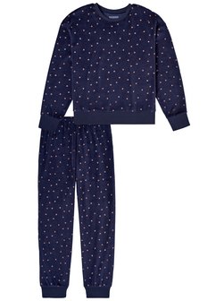 Artikelbild Mädchen Pyjama  -  Nightwear von Schiesser in marine bedruckt