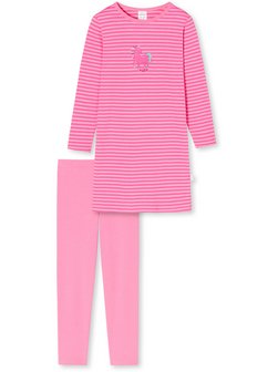 Artikelbild Mädchen Pyjama  -  Pony World von Schiesser in rosa bedruckt