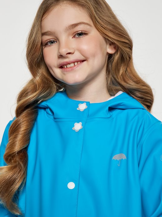 Mädchen Regenmantel