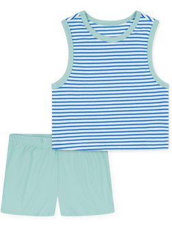 Artikelbild Mädchen Shorty  -  Nightwear von Schiesser in blau gestreift
