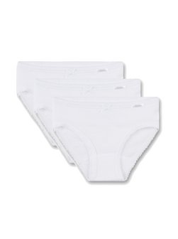 Artikelbild Mädchen Slip 3er Pack von Sanetta in weiß uni