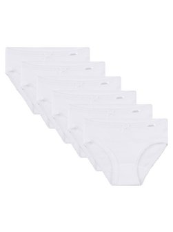 Artikelbild Mädchen Slip 6er Pack von Sanetta in weiß uni