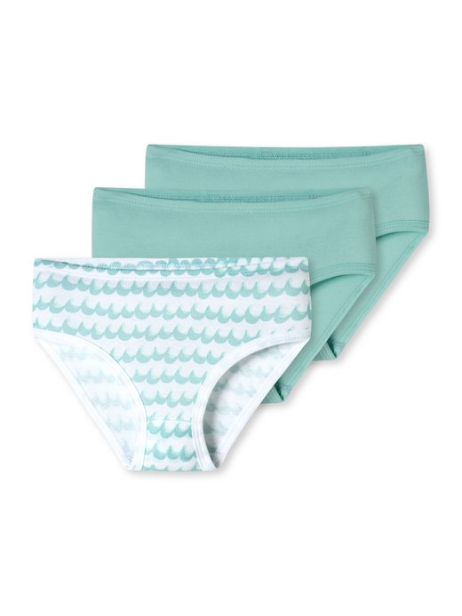 Mädchen Slip  -  Fine Rib Multi