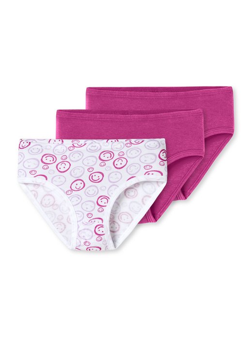 Mädchen Slip  -  Fine Rib Multi