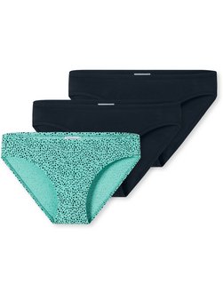 Artikelbild Mädchen Slips  -  3er-Pack Basic Kids von Schiesser in mehrfarbig bedruckt