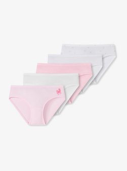 Artikelbild Mädchen Slips  -  5er-Pack Basic Kids von Schiesser in rosa bedruckt