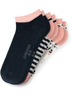 Mädchen Sneakersocken  -  "Leo&Stripes"