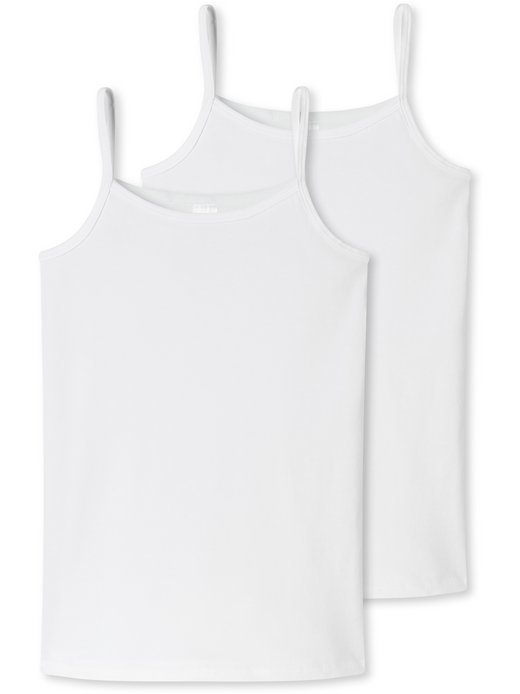Mädchen Spaghetti-Tops  -  2er-Pack Basic Kids