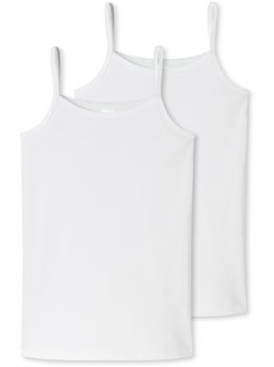 Mädchen Spaghetti-Tops  -  2er-Pack Basic Kids