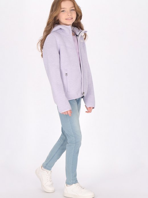Mädchen Strickfleecejacke