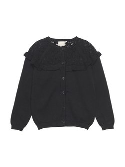 Artikelbild Mädchen Strickjacke von Minymo in schwarz gemustert