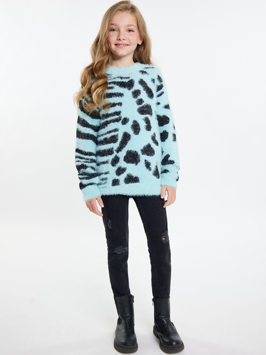 Mädchen Strickpullover