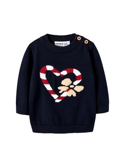 Mädchen Strickpullover