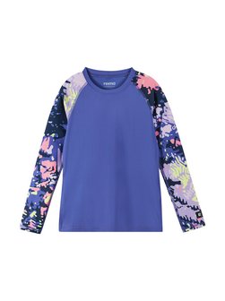 Artikelbild Mädchen UV-Shirt - Sukeltaja von reima in blau gemustert