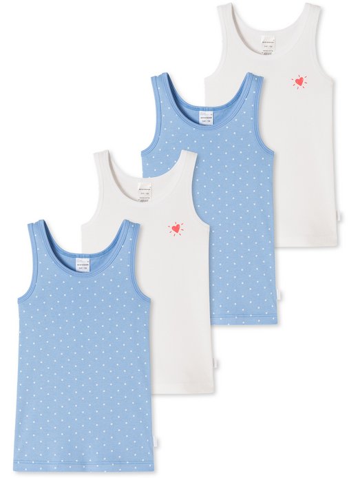 Mädchen Unterhemd  -  0/0 - Fine Rib Organic Cotton