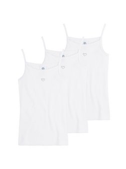 Mädchen Unterhemd 3er Pack