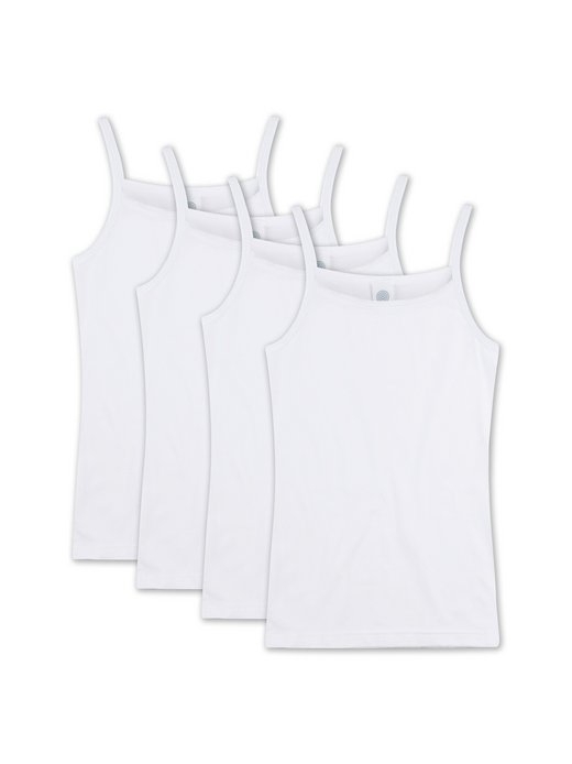 Mädchen Unterhemd 4er Pack