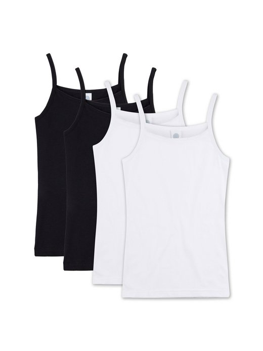 Mädchen Unterhemd 4er Pack